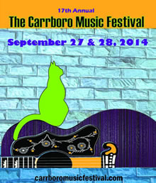 Carrboro Music Festival 2014 Poster