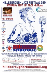 Hillsborough Jazz Fest 2014 Poster