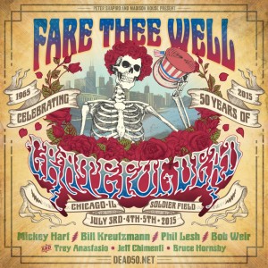 Grateful Dead 50th anniv show poster